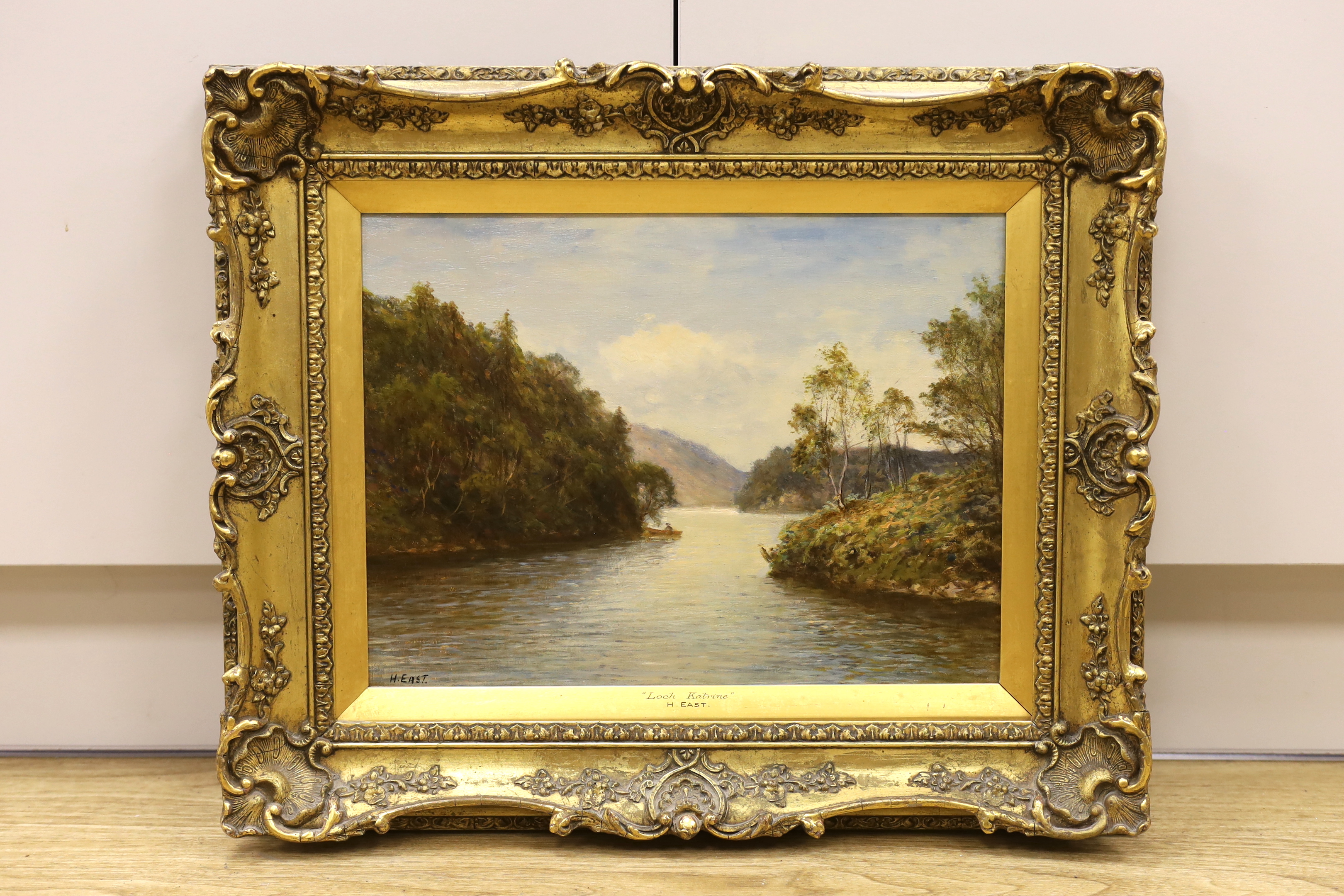 H. East (fl.1890-1920), oil on canvas, 